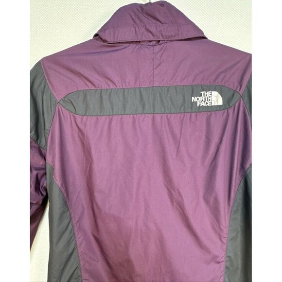 The North Face Women’s Hydrenalite Rain Hiking Hooded Jacket S/P Purple Black - Picture 11 of 14
